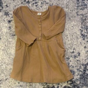 GAP Kids Brown Button Down Dress